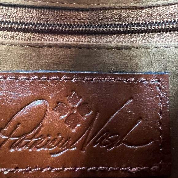 Patricia Nash Brown Leather Clutch Wristlet distressed wallet - Picture 4 of 7